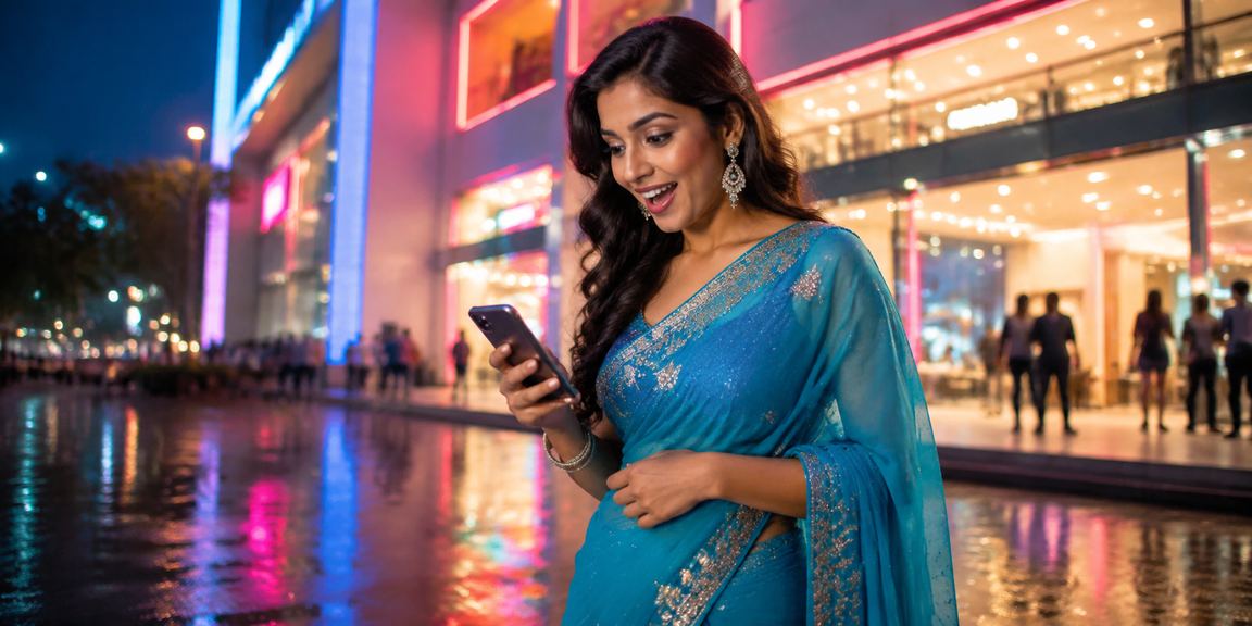 User making a digital payment via UPI on mobile
